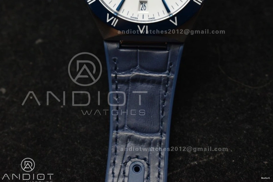 Ceramic Blue White Blue Gummy Strap SS Super Best Clone VSF Dial 1:1 Constellation on Edition A8900 1226